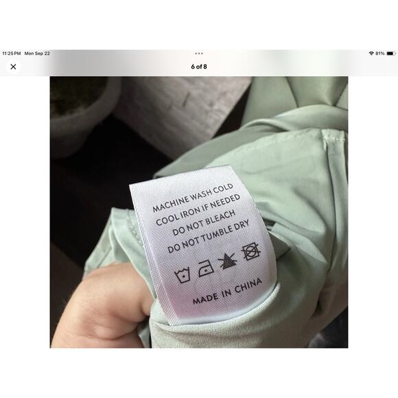 Baltic Born Sage Green Satin Midi Dress Small Wedding Guest Bridesmaid Softgirl - Picture 11 of 11